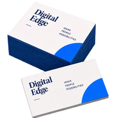Digital Edge business cards stack